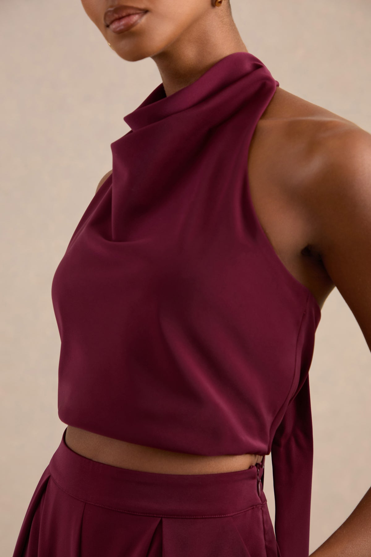 CL138967101 - Marne Berry Satin High Cowl Neck Crop Top8.jpg