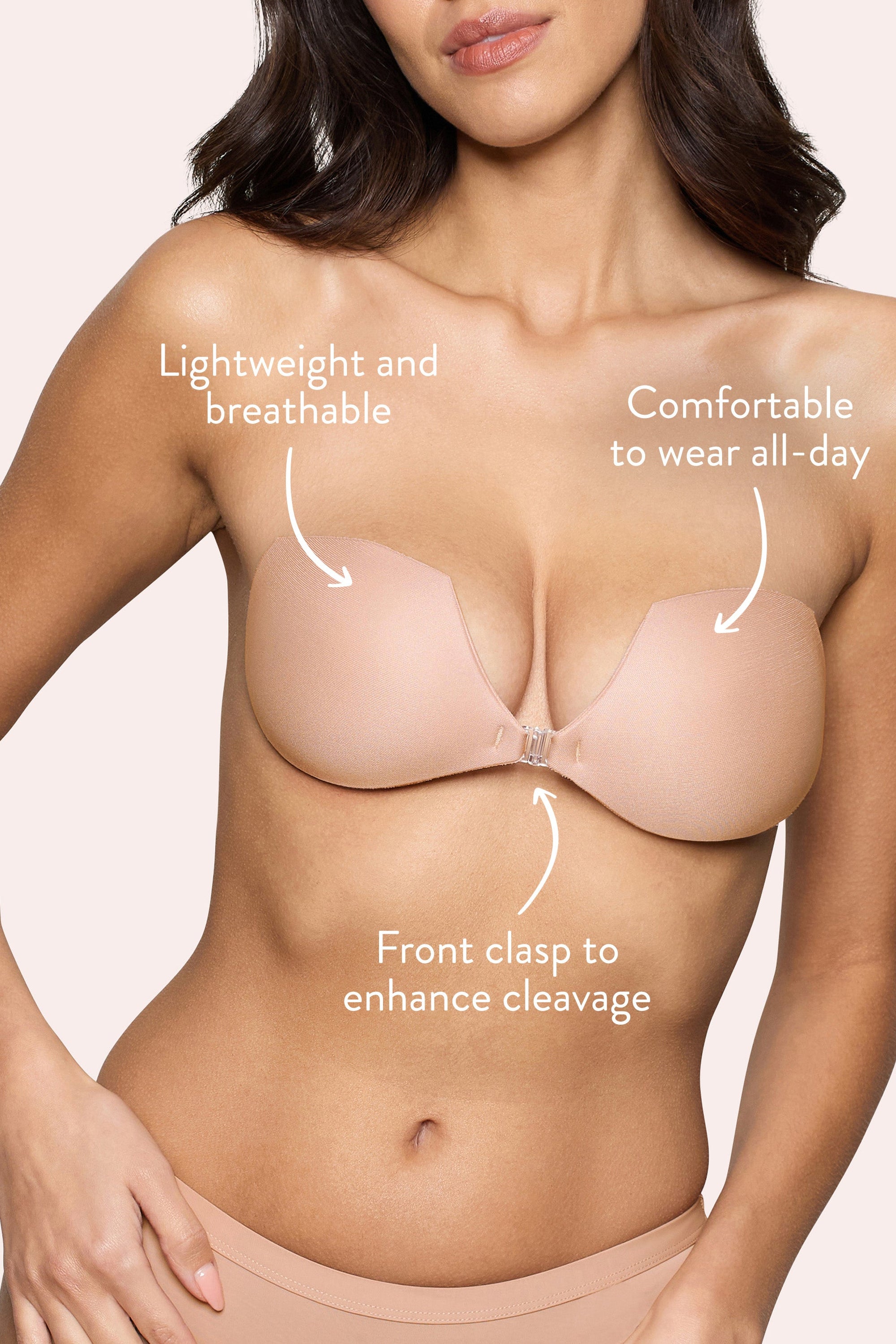 Demi Sticky Bra | Sostén Adhesivo Demi Boomba Beige