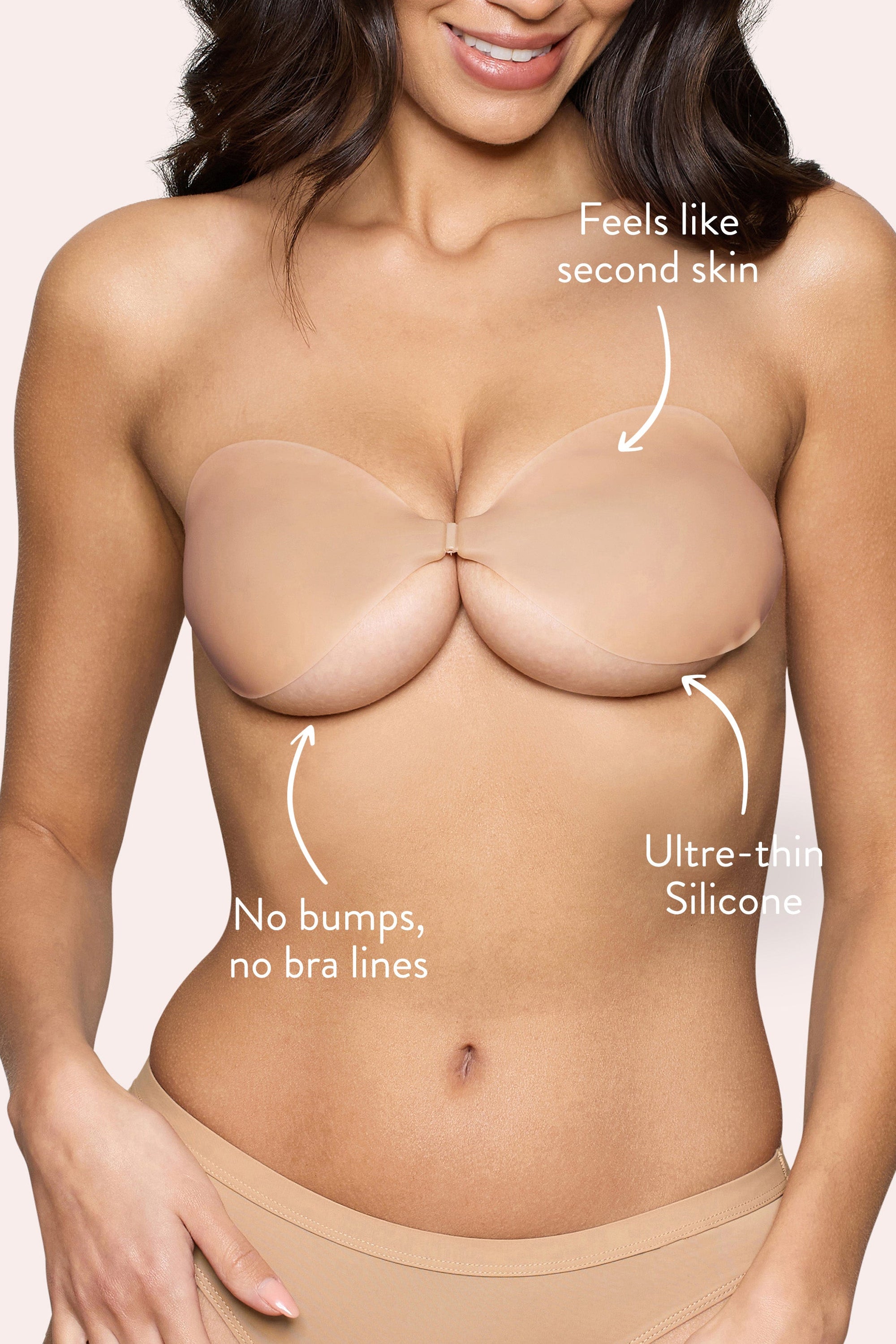 Invisibra | Boomba Beige Sujetador Adhesivo Invisible