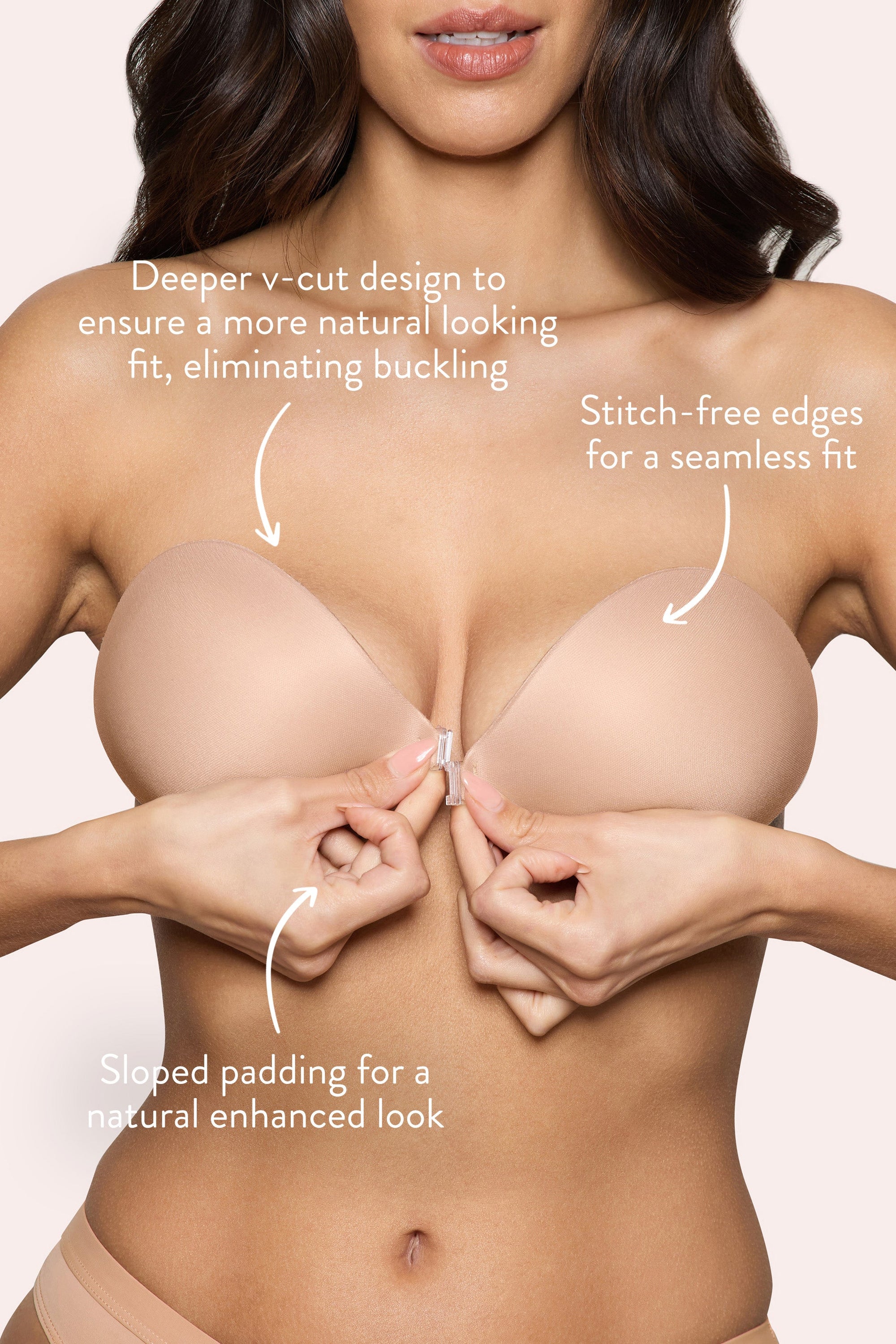 Magic Sticky Bra | Sostén Adhesivo Acolchado Boomba Beige