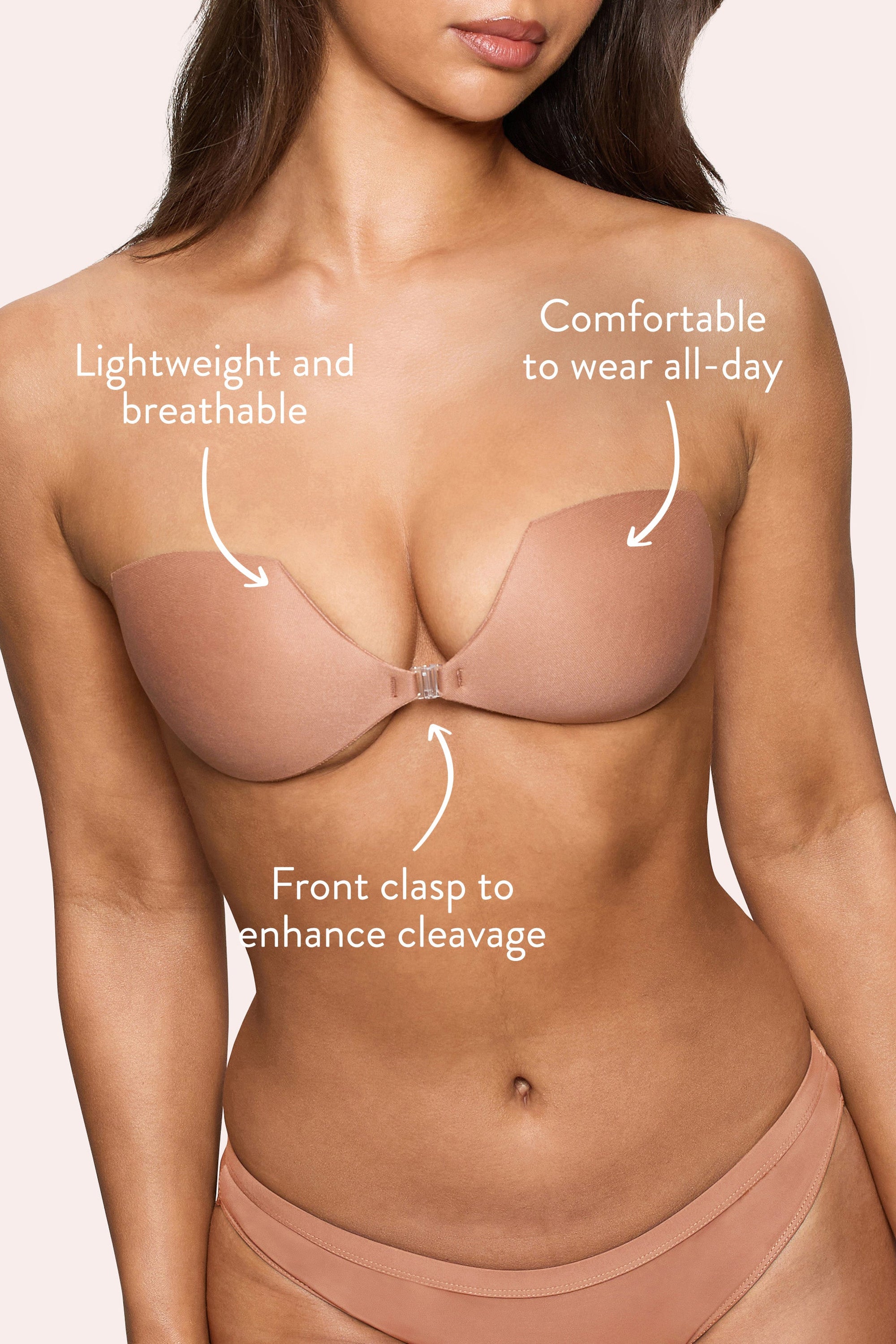 Demi Sticky Bra | Sostén Adhesivo Demi de Boomba Cocoa