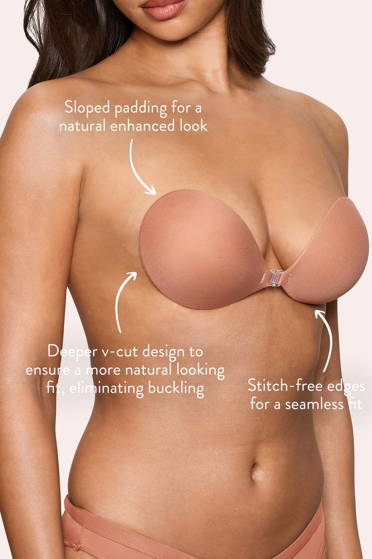 Magic Sticky Bra | Sujetador Adhesivo con Relleno de Cocoa de Boomba