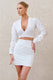 Break Of Day | minifalda Fruncida Blanca