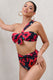 High Tide | Braguitas de Bikini de Talle Alto con Nudo Frontal y Estampado