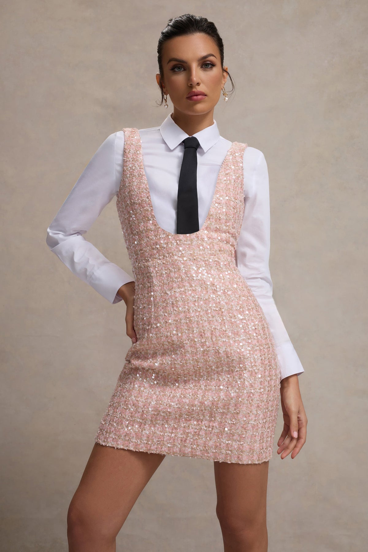 Oxford | Pichi de bouclé en rosa