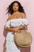 Maho | Bolso Redondo de Crochet Beige