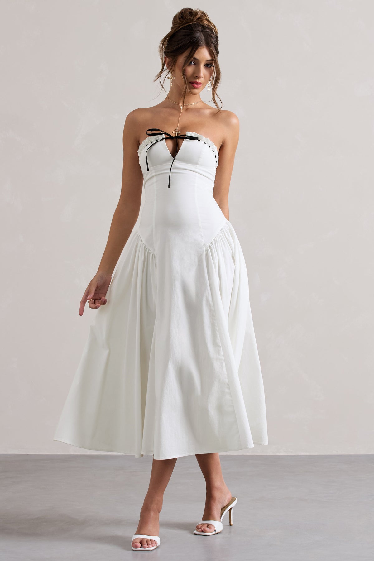 WB_HR_CL134717005-SerrentiWhitePoplinStraplessLaceDetailMidiDressWithVolumeSkirt2