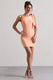 Cassie | Vestido Corto Coral con Nudo