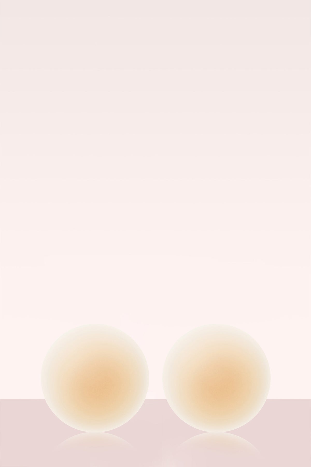 Grippies No-Show | Pezoneras de silicona mate en color beige