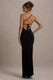 Dressing Up | Vestido Largo asimétrico con Espalda descubierta Negro